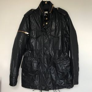 SAM Waxed Cotton Jacket Size L w/hood